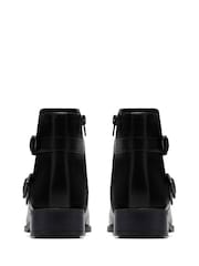 Clarks Black Standard Fit (D) Leather Havisham Bay Boots - Image 5 of 6