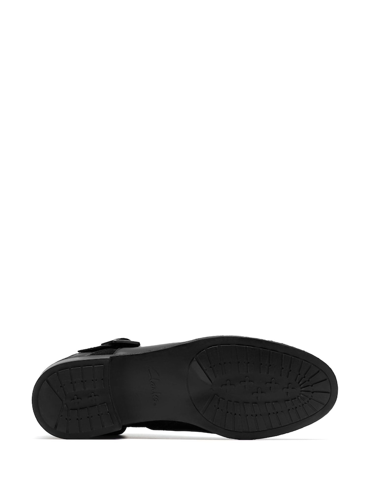 Clarks Black Standard Fit (D) Leather Havisham Bay Boots - Image 6 of 6