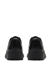 Clarks Black Standard Fit (F) Leather Orinoco3 Derby Shoes - Image 4 of 6