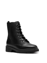 Clarks Black Standard Fit (D) Leather Lauryl West Boots - Image 3 of 6