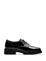 Clarks Black Wide Fit (G) Lauryl Lace Shoes - Image 1 of 6