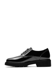 Clarks Black Wide Fit (G) Lauryl Lace Shoes - Image 2 of 6