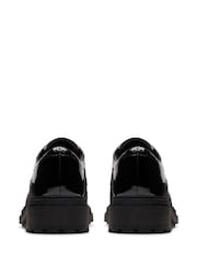 Clarks Black Patent Wide Fit (G) Leather Orinoco3 Derby Shoes - Image 5 of 6