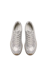 Clarks Metallic Standard Fit (D) Combi Meridor Lo Shoes - Image 4 of 6