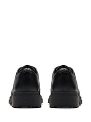 Clarks Black Wide Fit (G) Leather Orinoco3 Derby Shoes - Image 5 of 6
