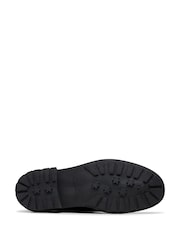 Clarks Black Wide Fit (G) Leather Orinoco3 Derby Shoes - Image 6 of 6