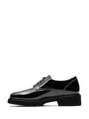 Clarks Black Standard Fit (F) Lauryl Lace Shoes - Image 3 of 6