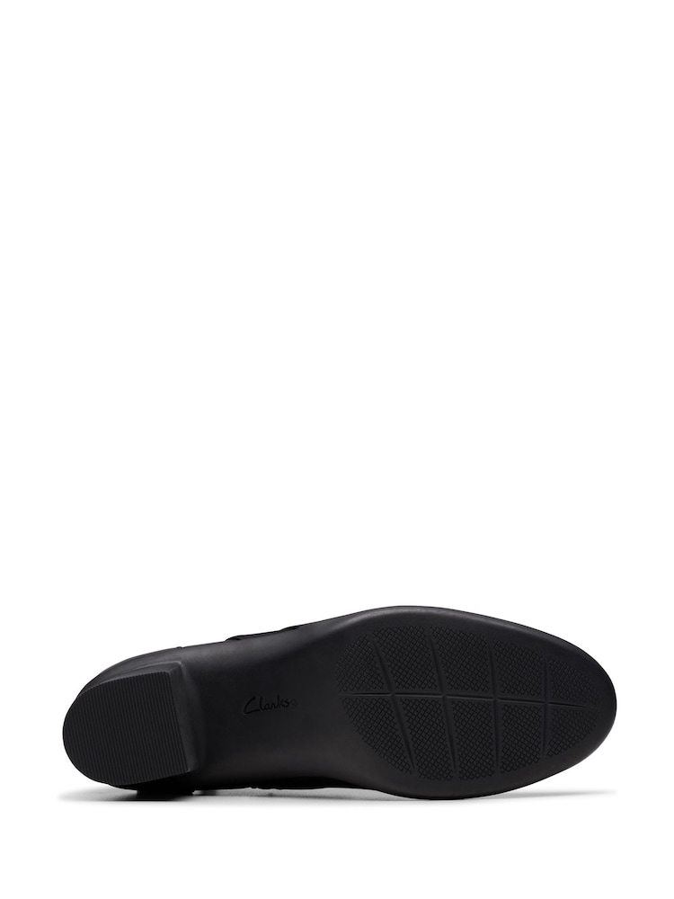 Clarks Black Standard Fit (D) Leather Shaya Sky Boots - Image 6 of 6 Clarks Black Standard Fit (D) Leather Shaya Sky Boots - Image 6 of 6