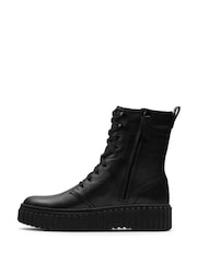 Clarks Black Leather Torhill Style Boots - Image 2 of 8