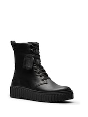 Clarks Black Leather Torhill Style Boots - Image 4 of 8
