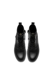 Clarks Black Leather Torhill Style Boots - Image 6 of 8