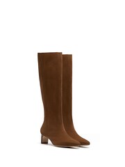 Clarks Brown Walnut Suede Edina Tall Boots - Image 5 of 6