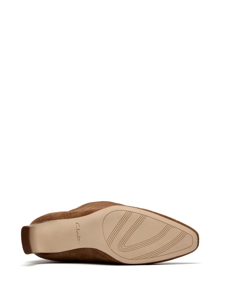 Clarks Brown Walnut Suede Edina Tall Boots - Image 6 of 6 Clarks Brown Walnut Suede Edina Tall Boots - Image 6 of 6