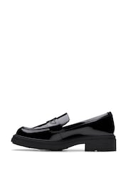 Clarks Black Patent Wide Fit (G) Orinoco3 Edge Shoes - Image 2 of 6