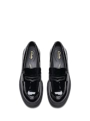 Clarks Black Patent Wide Fit (G) Orinoco3 Edge Shoes - Image 6 of 6