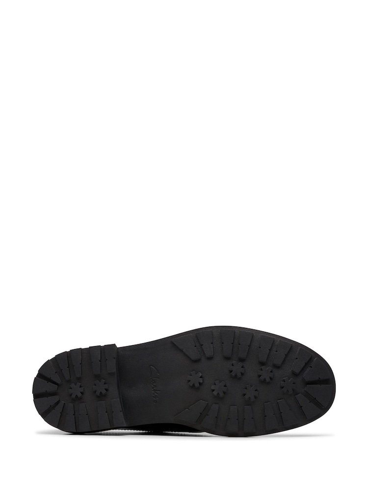 Clarks Black Patent Standard Fit (F) Leather Orinoco3 Derby Shoes - Image 6 of 6