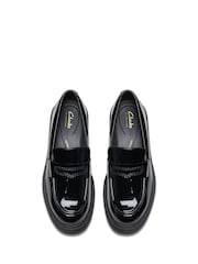 Clarks Black Patent Standard Fit (F) Orinoco3 Edge Shoes - Image 4 of 6