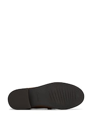 Clarks Brown Walnut Suede Hana Loafer Shoes - Image 6 of 6