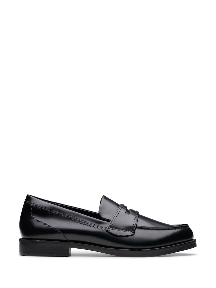 Clarks Black Leather Straven Edge Shoes - Image 1 of 7 Clarks Black Leather Straven Edge Shoes - Image 1 of 7