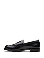 Clarks Black Leather Straven Edge Shoes - Image 2 of 7