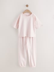 Pink/Blue Mini Print Jogger Pyjamas 3 Pack (3-16yrs) - Image 5 of 7
