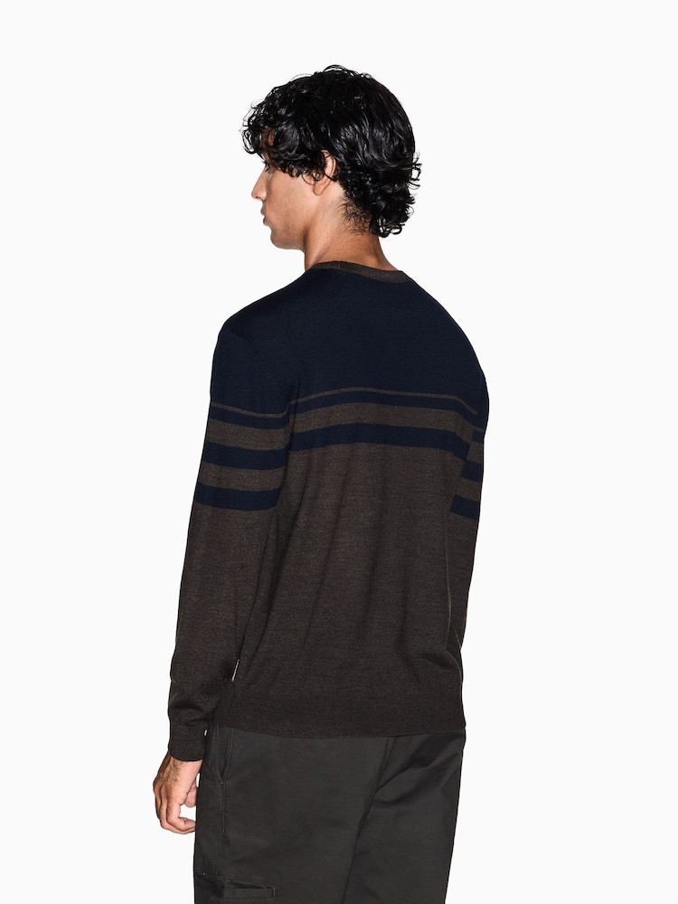 Armani Exchange Pullover mit Logo in normaler Passform - Bild 2 von 5