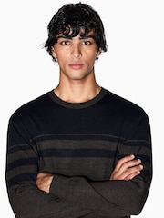 Armani Exchange Pullover mit Logo in normaler Passform - Bild 3 von 5