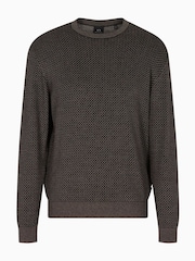 Armani Exchange Regular Fit Logo Black Jumper - Image 1 of 1