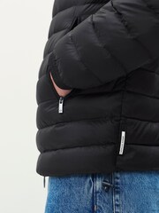 Armani Exchange Logo Padded Black Jacket - Image 4 of 5