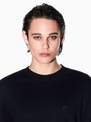 Azul - Armani Exchange Regular Fit Logo Jumper - Imagen 2 de 8