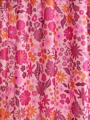 Cortina de ducha floral multicolor - Imagen 2 de 4