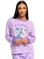 Character Purple Disney Lilo & Stitch Pyjamas - Image 4 of 8