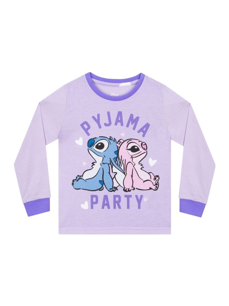 Character Purple Disney Lilo & Stitch Pyjamas - Image 2 of 9