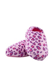 Harry Bear Pink Leopard Print Slippers - Image 2 of 5