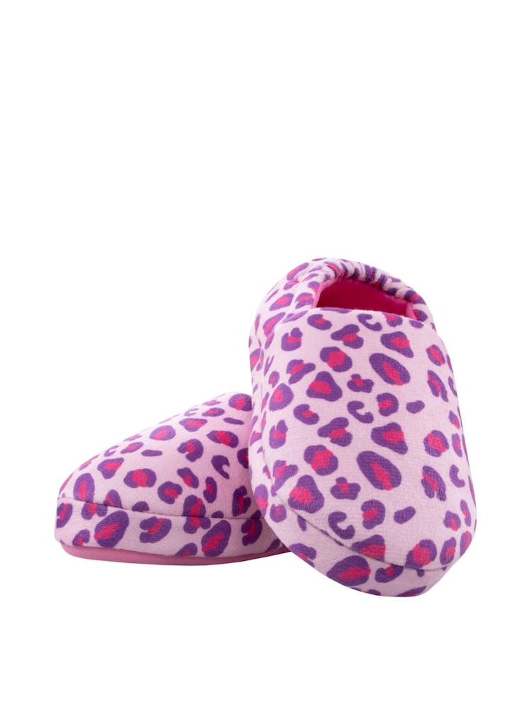 Harry Bear Pink Leopard Print Slippers - Image 2 of 5