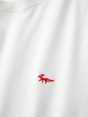 Aubin Buttermere 100% Cotton Long Sleeve White T-Shirt - Image 6 of 6