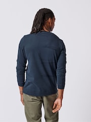Aubin Buttermere 100% Cotton Long Sleeve White T-Shirt - Image 2 of 5
