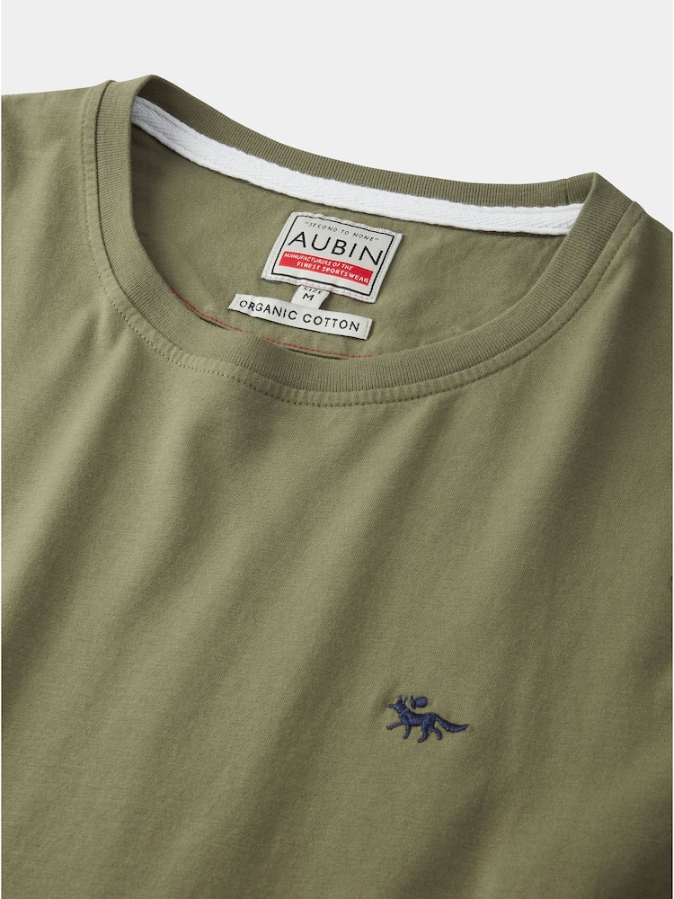 Green - Aubin 100% Cotton T-Shirt - Image 6 of 6