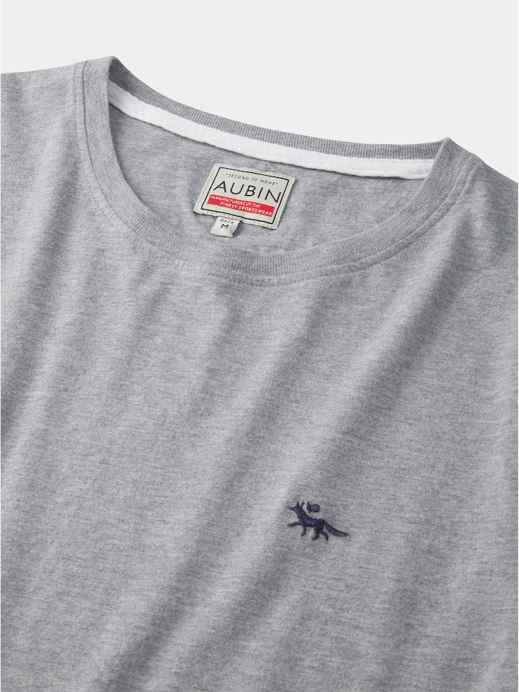 Aubin 100% Cotton White T-Shirt - Image 6 of 6