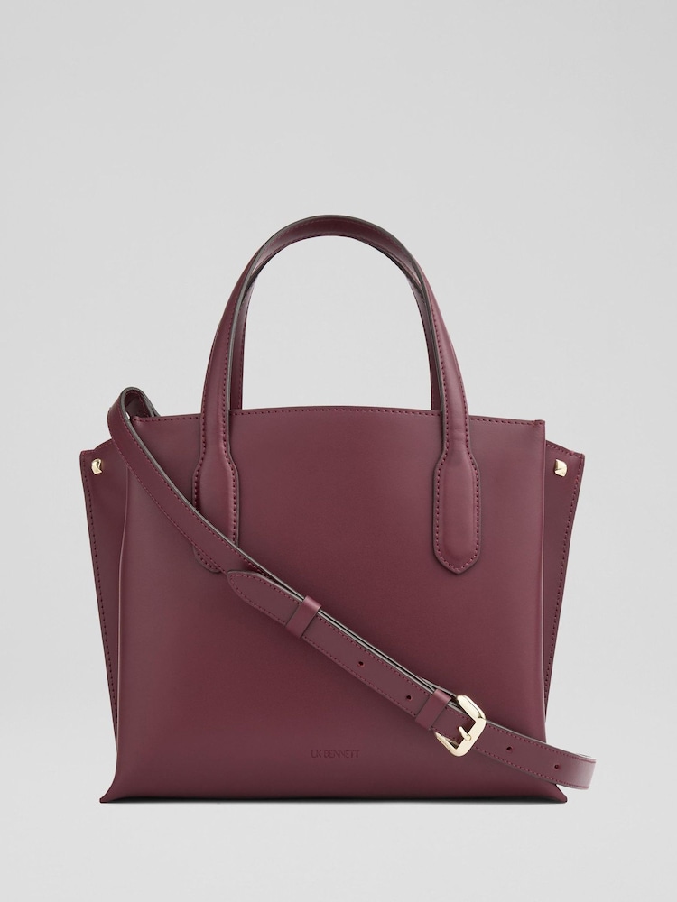 LK Bennett Lola Smooth Leather Structured Tote - Imagen 1 de 3