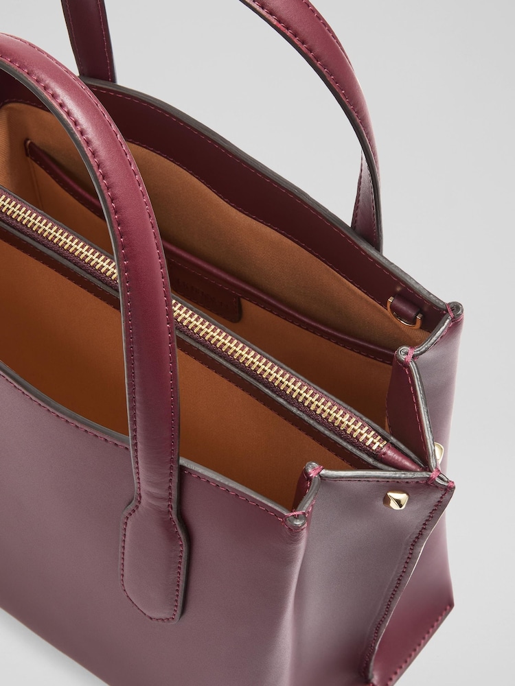 LK Bennett Lola Smooth Leather Structured Tote - Imagen 3 de 3