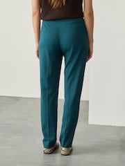 Teal Slim Tailored Trousers - Image 3 of 7