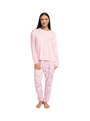 Character Pink Disney The Aristocats Long Sleeve Pyjamas Set - Image 1 of 11