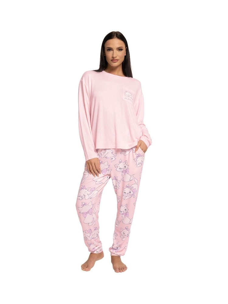 Character Pink Disney The Aristocats Long Sleeve Pyjamas Set - Image 2 of 11