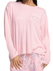 Character Pink Disney The Aristocats Long Sleeve Pyjamas Set - Image 6 of 11