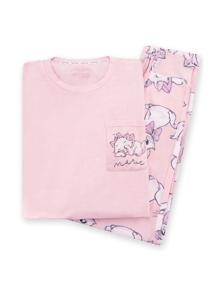 Character Pink Disney The Aristocats Long Sleeve Pyjamas Set - Image 7 of 11
