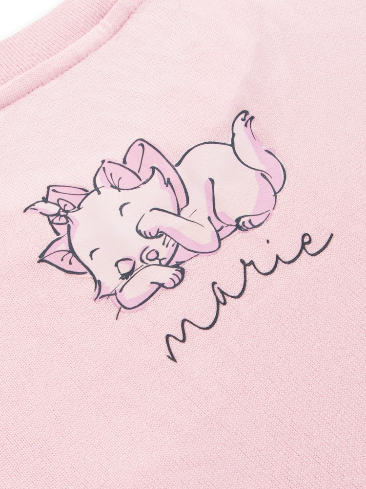 Character Pink Disney The Aristocats Long Sleeve Pyjamas Set - Image 9 of 11