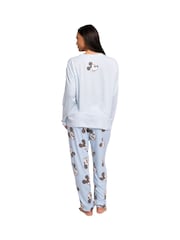 Character Blue Disney Mickey Mouse Long Sleeve Pyjamas Set - Image 2 of 3