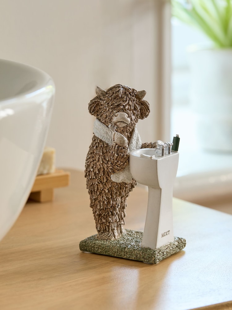 Adorno para baño con diseño de vaca de Hamish The Altoland - Imagen 1 de 3 Adorno para baño con diseño de vaca de Hamish The Altoland - Imagen 1 de 3
