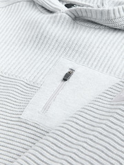 Grey Utility Knitted Hoodie (3-16yrs) - Image 7 of 7